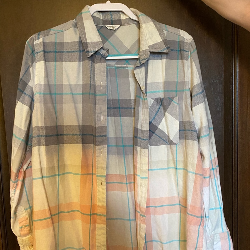 Multicolored flannel